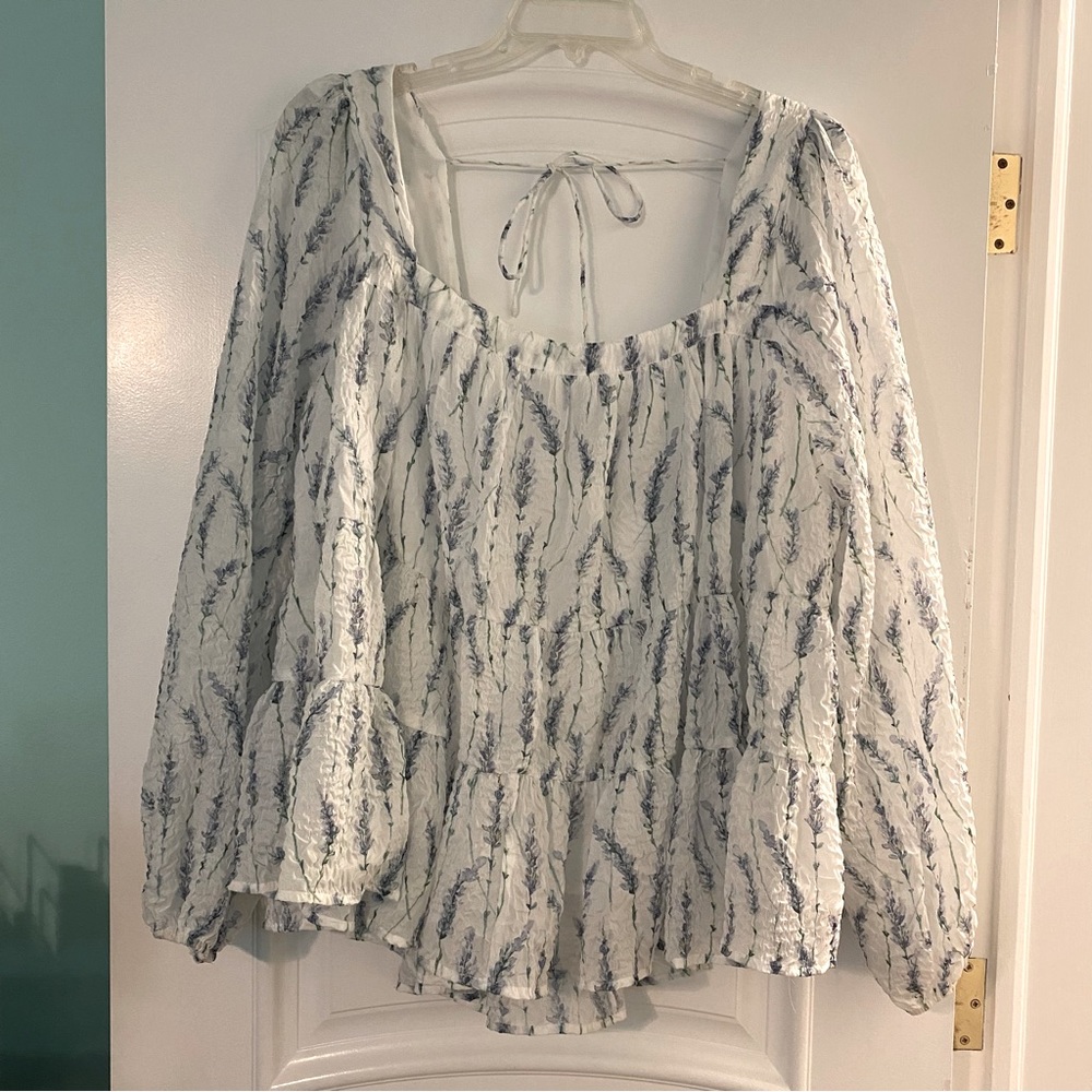 Arula Long Sleeve Tiered Top
